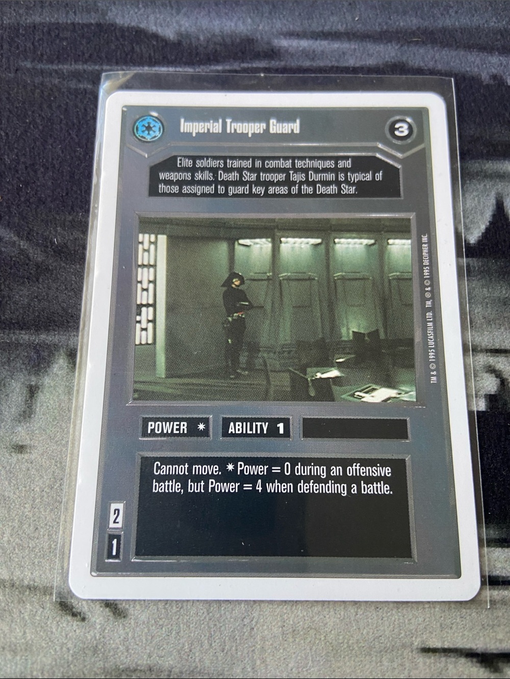 Imperial Trooper Guard 1995 Decipher Star Wars Customizable Card Game (SWCCG)